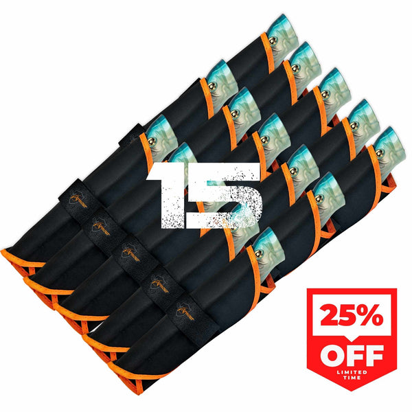 LureShield Fishing Lure Cover 15-Pack — fifteen lure covers, bundle up and save