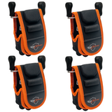 Reel Armour Baitcaster Edition 4 pack showing four covers with thumb-rest handle slots