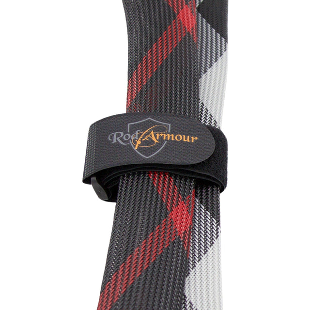 Rod Armour WrapStrap bundling colourful fishing rods
