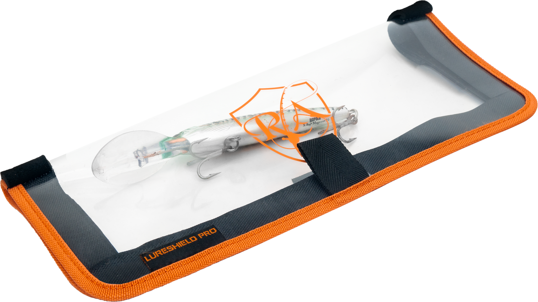 Fishing lure protective case transparent